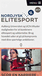 Mobile Screenshot of nordjyskelitesport.dk